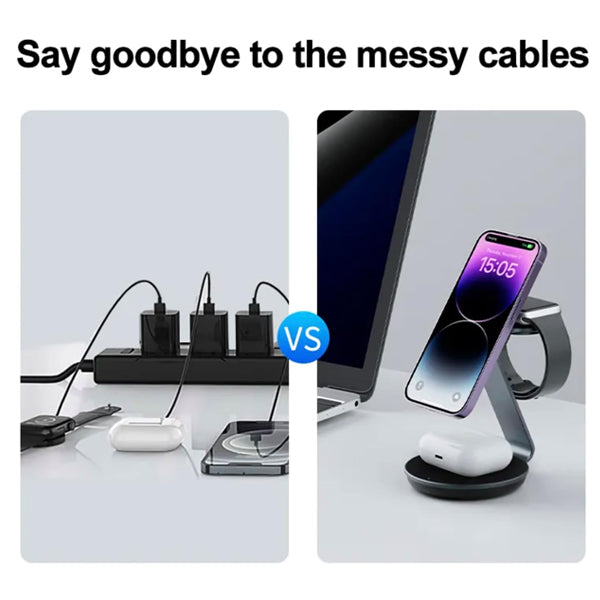 Warrior Magsafe Wireless Charging 3 in 1 Power Station