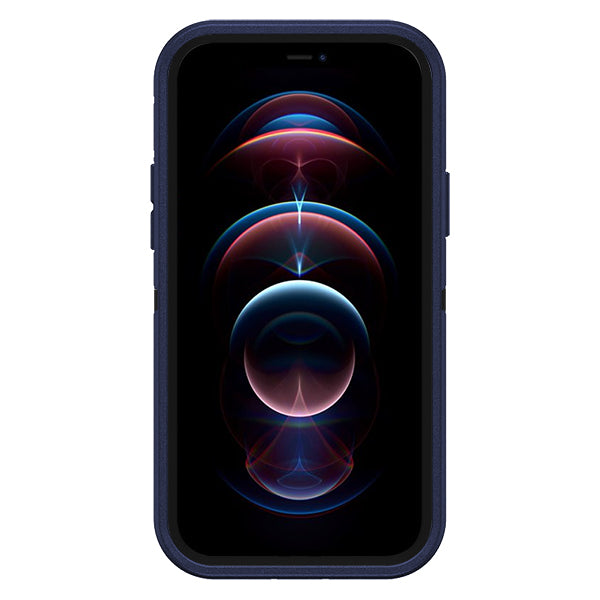 iPhone 13 Shockproof Defender Case Cover with Belt Clip Dark Blue