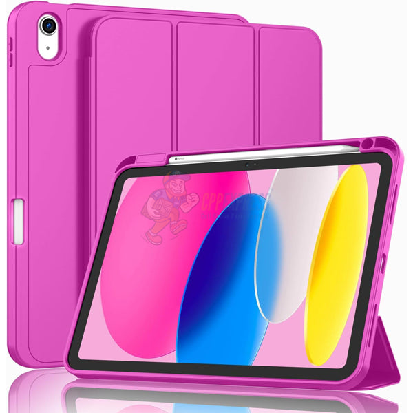 iPad 10 (2022) / iPad 11 (2025) Silicone case with Pencil Support - Purple