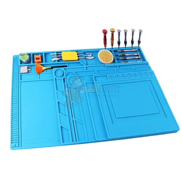 Heat Insulation Silicone Repair Mat S-110 Anti-Static Station Repair Work Pad for Cellphone Laptop Watch