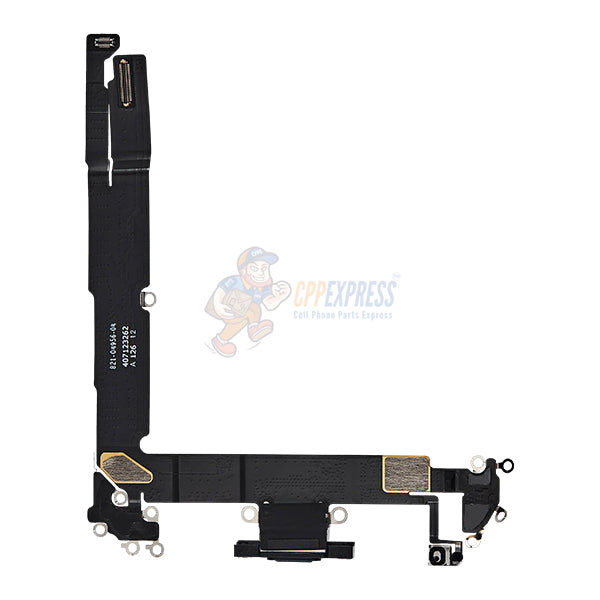 iPhone 16 Plus Charging Port Dock Connector Flex Cable - Black