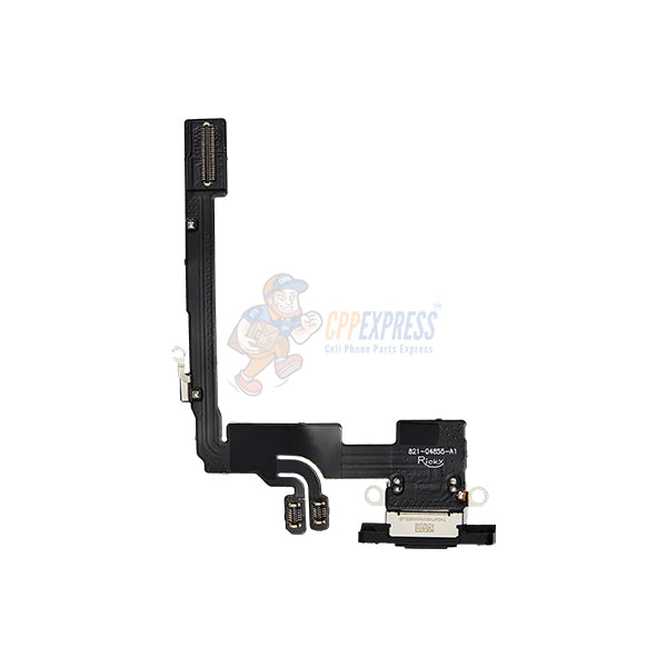 iPhone 16 Charging Port Dock Connector Flex Cable - Black