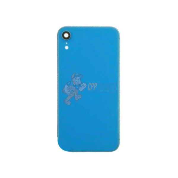 IPhone XR Back Glass Housing Pre-Installed Small Parts – Premium – Blue