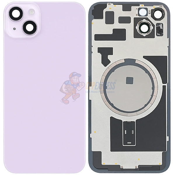 IPhone 14 Plus Battery Back Door Glass Perfect Fit Premium Back Cover Purple
