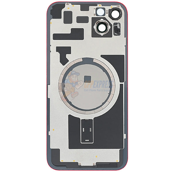 IPhone 14 Plus Battery Back Door Glass Perfect Fit Premium Back Cover Red