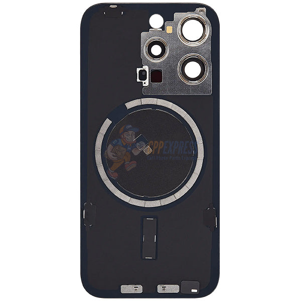 IPhone 15 Pro Battery Back Door Glass Perfect Fit Premium Back Cover Black