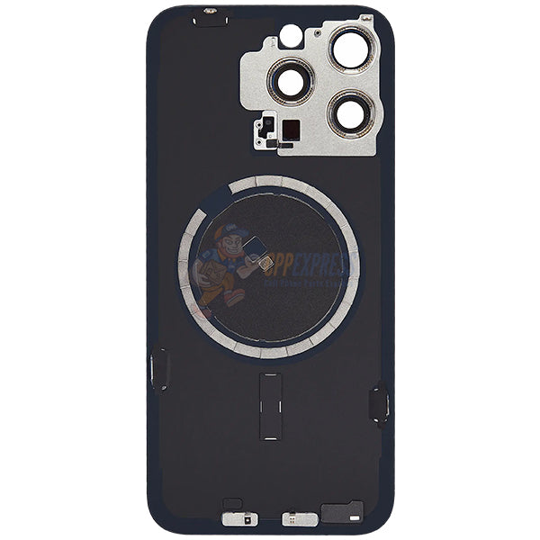 IPhone 15 Pro Max Battery Back Door Glass Perfect Fit Premium Back Cover Blue