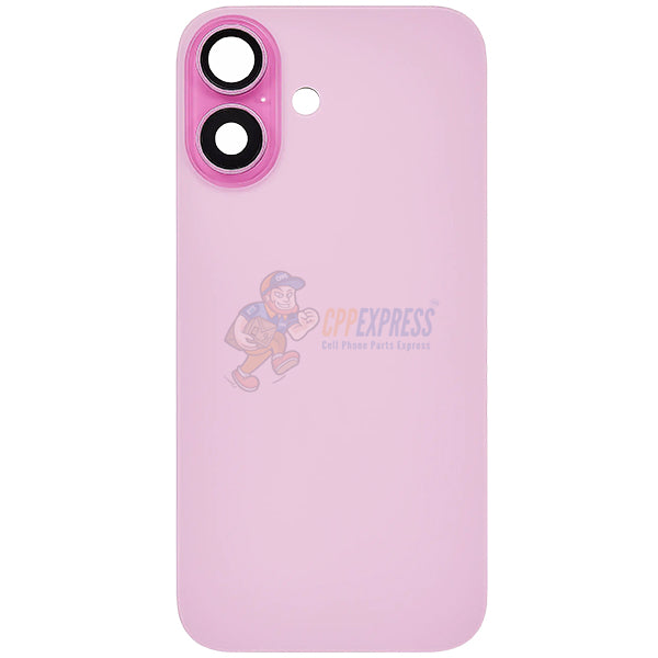 IPhone 16 Glass Battery Back Door Cover - Perfect Fit Premium Back Glass - Pink