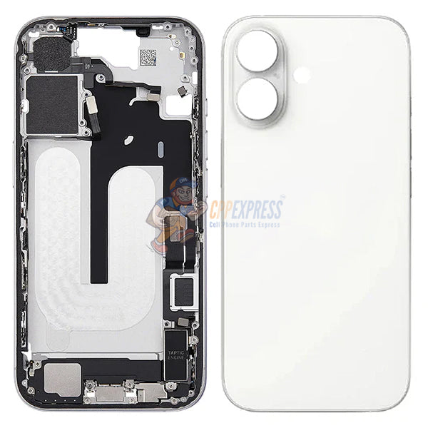 IPhone 16 Plus Full Housing Assembly With Power Flex and Wireless Charging