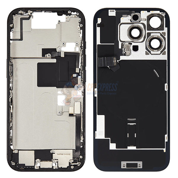 IPhone 16 Pro Full Housing Assembly With Power Flex and Wireless Charging