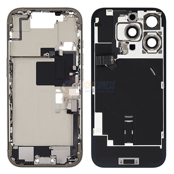 IPhone 16 Pro Full Housing Assembly With Power Flex and Wireless Charging
