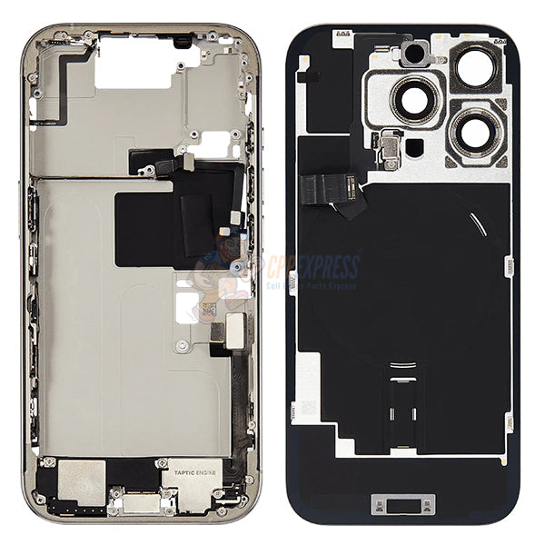 IPhone 16 Pro Full Housing Assembly With Power Flex and Wireless Charging