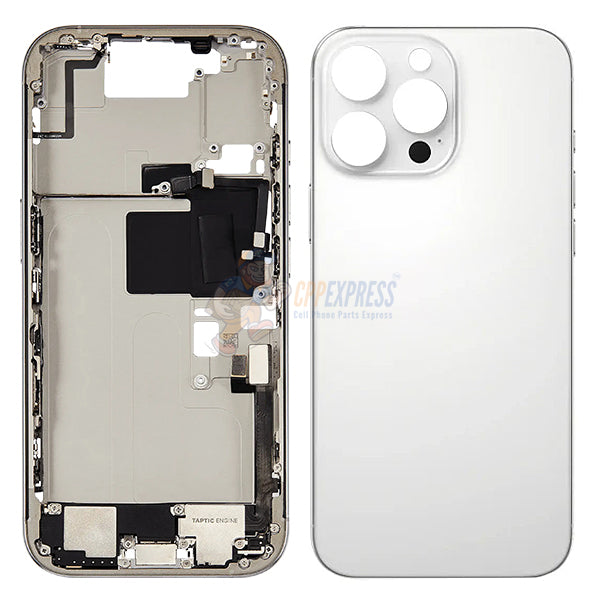 IPhone 16 Pro Full Housing Assembly With Power Flex and Wireless Charging