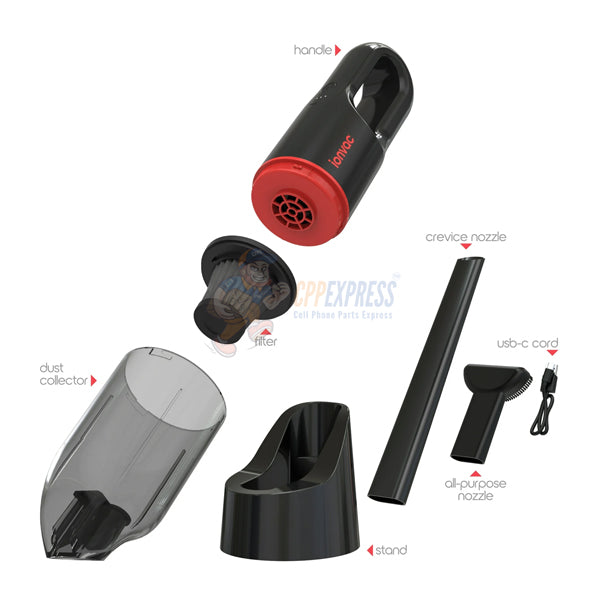 IonVac Handheld Cordless Vacuum Portable with USB Charging For Multi-Surface