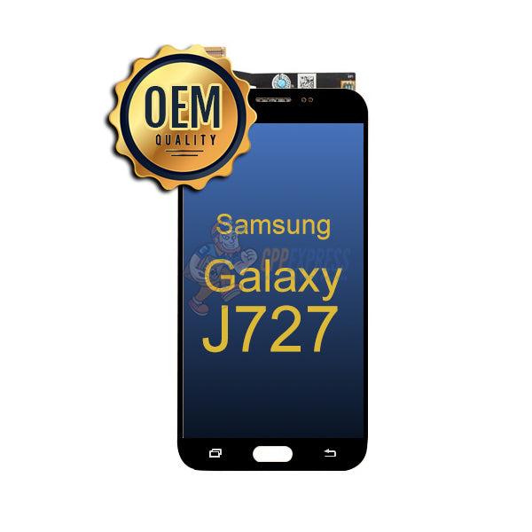 Samsung Galaxy J7 Prime (J727 / 2017) - LCD Touch Screen Digitizer & Assembly without Frame - Black
