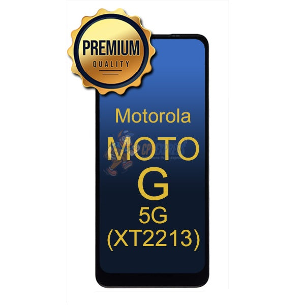 Motorola Moto G 5G (2022) - LCD Touch Screen Digitizer Assembly Without Frame - Black