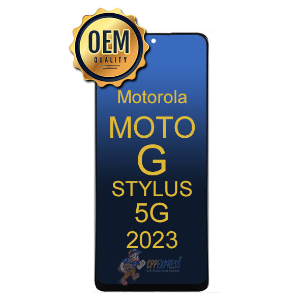 Motorola Moto G Stylus 2023 5G (XT2315-5) – LCD Touch Screen Assembly Without Frame Black