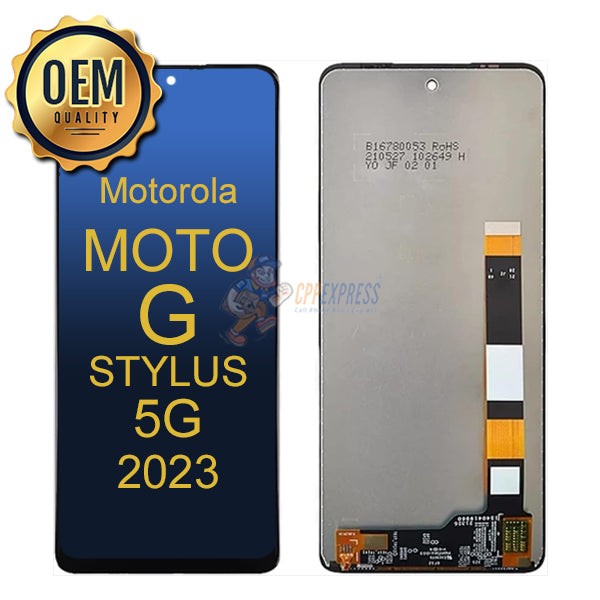 Motorola Moto G Stylus 2023 5G (XT2315-5) – LCD Touch Screen Assembly Without Frame Black