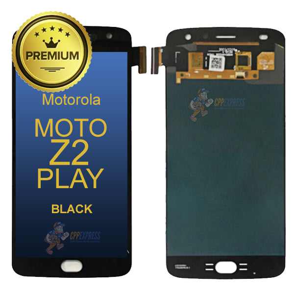 Motorola Moto Z2 Play (XT1710) - LCD & Assembly Without Frame - Black