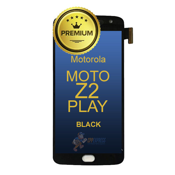 Motorola Moto Z2 Play (XT1710) - LCD & Assembly Without Frame - Black