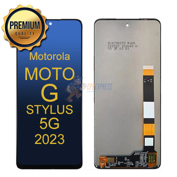 Motorola Moto G Stylus 2023 5G (XT2315-5) – LCD Touch Screen Assembly Without Frame Black