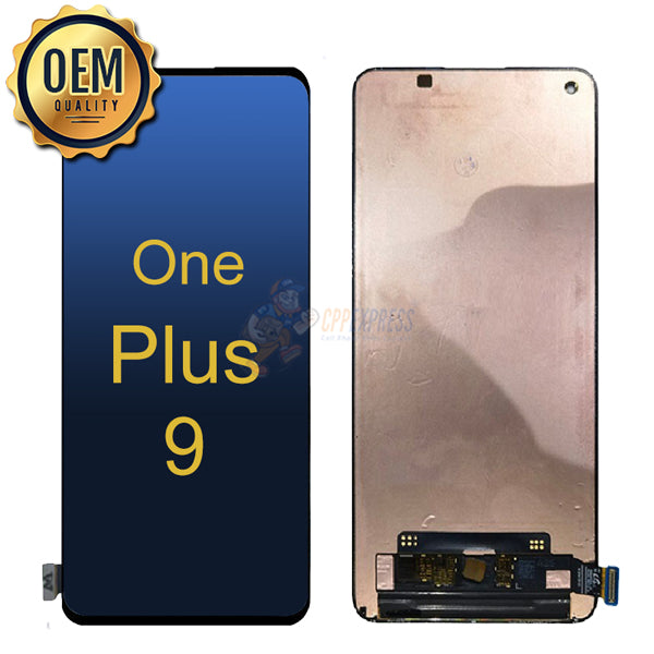 One Plus 9 - LCD Touch Screen Digitizer & Assembly Without Frame - Black