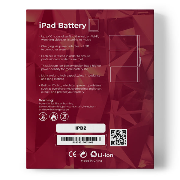 iPad 2 Premium High Capacity Replacement Battery