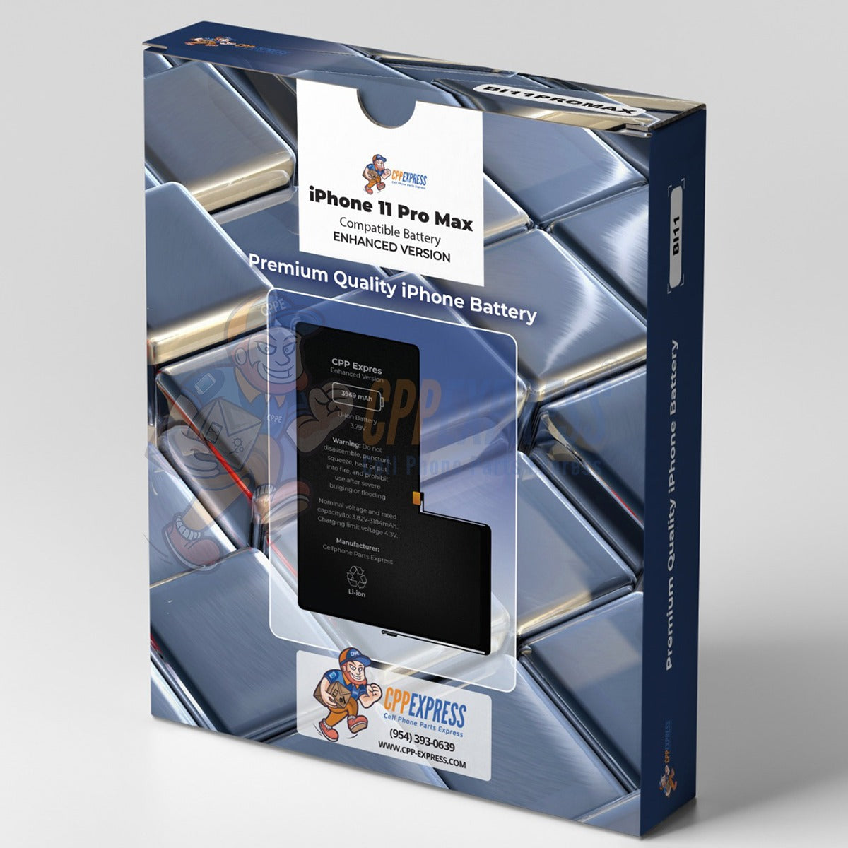 iPhone 11 Pro Max - Premium High Capacity Replacement Battery