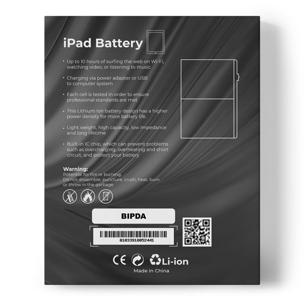 iPad Air / 7 / 8 / 9 Premium High Capacity Replacement Battery