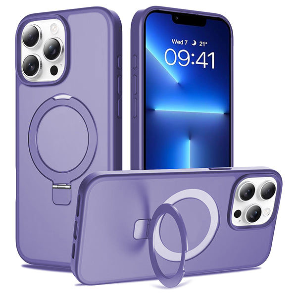 iPhone 13 Pro Shockproof Magnetic Case With Stand Holder