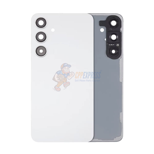 Samsung Galaxy S24 Plus Battery Back Door Glass Perfect Fit Premium Back Cover with Camera Lens Installed – Grey