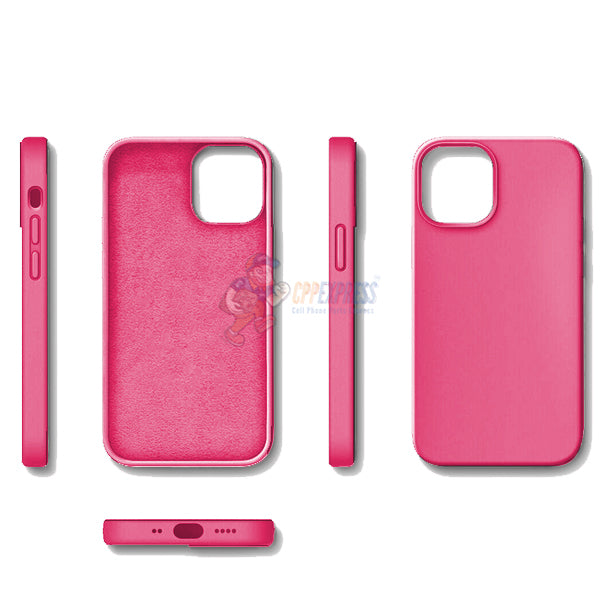 iPhone 12 Mini 5.4" Slim Soft Silicone Protective ShockProof Case Cover Hot Pink