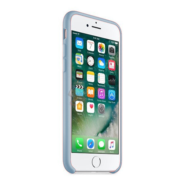 iPhone 7 iPhone 8 Slim Soft Silicone Protective ShockProof Case Cover Blue/Gray