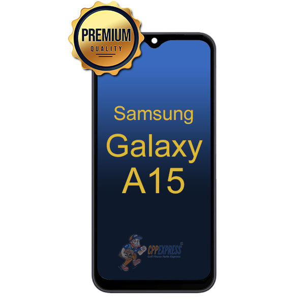Samsung Galaxy A15 5G LCD Touch Screen Digitizer Assembly With Frame Black