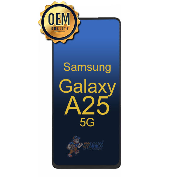Samsung Galaxy A25 5G – OLED Touch Screen Digitizer Assembly With Frame – Black