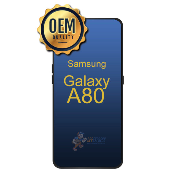 Samsung Galaxy A80 (A805 / 2019)- LCD Touch Screen Digitizer & Assembly With Frame - Black