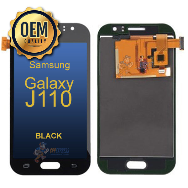 Samsung Galaxy J1 Ace Neo J110 2016 LCD Touch Screen Digitizer & Assembly without Frame - Black