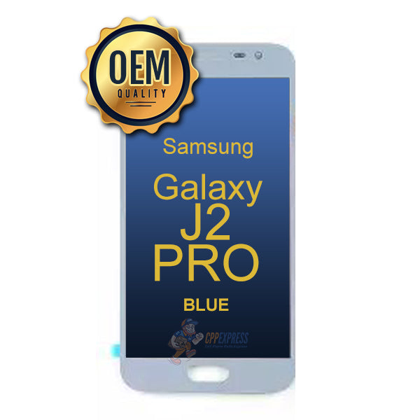 Samsung Galaxy J2 Pro 2018 - LCD & Assembly Without Frame - Blue
