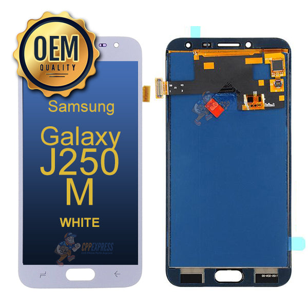 Samsung Galaxy Pro J250M 2018 - LCD & Assembly Without Frame - White
