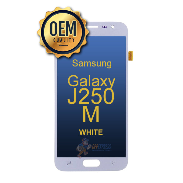 Samsung Galaxy Pro J250M 2018 - LCD & Assembly Without Frame - White