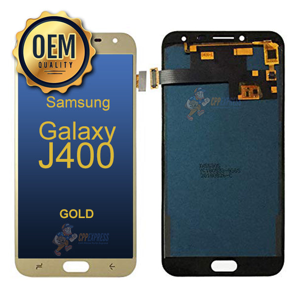 Samsung Galaxy J4 J400 2018 - LCD Touch Screen Digitizer & Assembly Without Frame - Gold