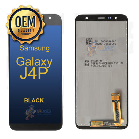 Samsung Galaxy J4P - LCD & Assembly Without Frame - Black