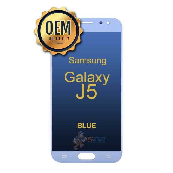 Samsung Galaxy J5 2015 LCD Touch Screen Digitizer & Assembly without Frame - Blue