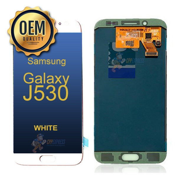 Samsung Galaxy J530 2017 LCD Touch Screen Digitizer & Assembly without Frame - White
