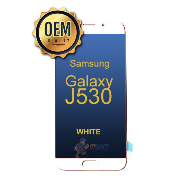 Samsung Galaxy J530 2017 LCD Touch Screen Digitizer & Assembly without Frame - White