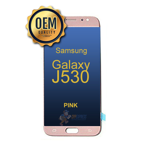 Samsung Galaxy J530 2017 LCD Touch Screen Digitizer & Assembly without Frame - Pink