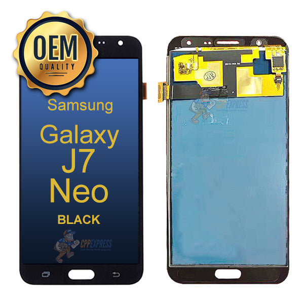 Samsung Galaxy J7 Neo 2017 - LCD Touch Screen Digitizer & Assembly Without Frame - Black