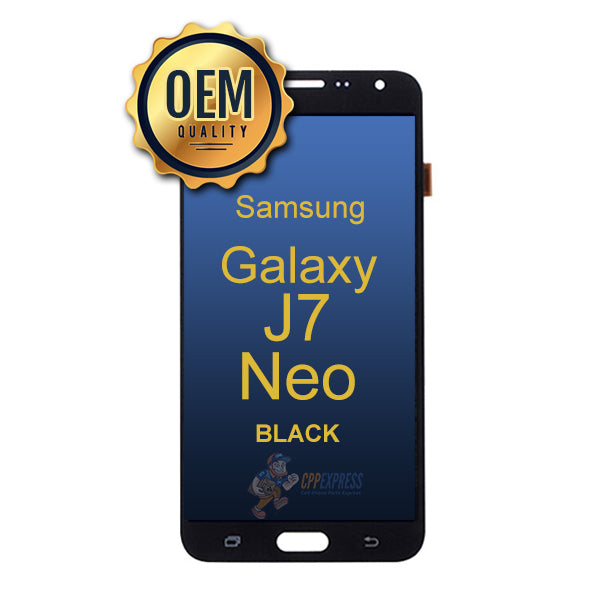 Samsung Galaxy J7 Neo 2017 - LCD Touch Screen Digitizer & Assembly Without Frame - Black