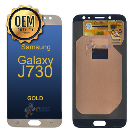 Samsung Galaxy J730 2017 LCD Touch Screen Digitizer & Assembly without Frame - Gold