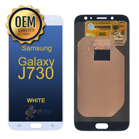 Samsung Galaxy J730 2017 LCD Touch Screen Digitizer & Assembly without Frame - White